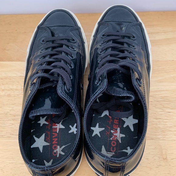 Converse Chuck 70 Ox 'Black Patent' Sneakers Size 5.5 - Picture 7 of 10